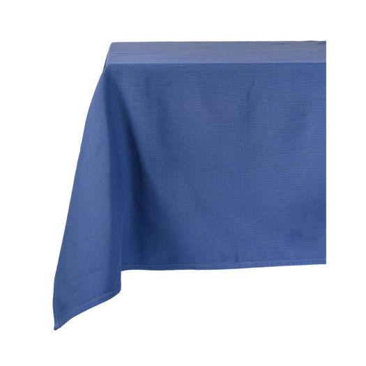 Rectangular Thick Cotton Tablecloth 330x250 cm In Blue Color Tablecloths