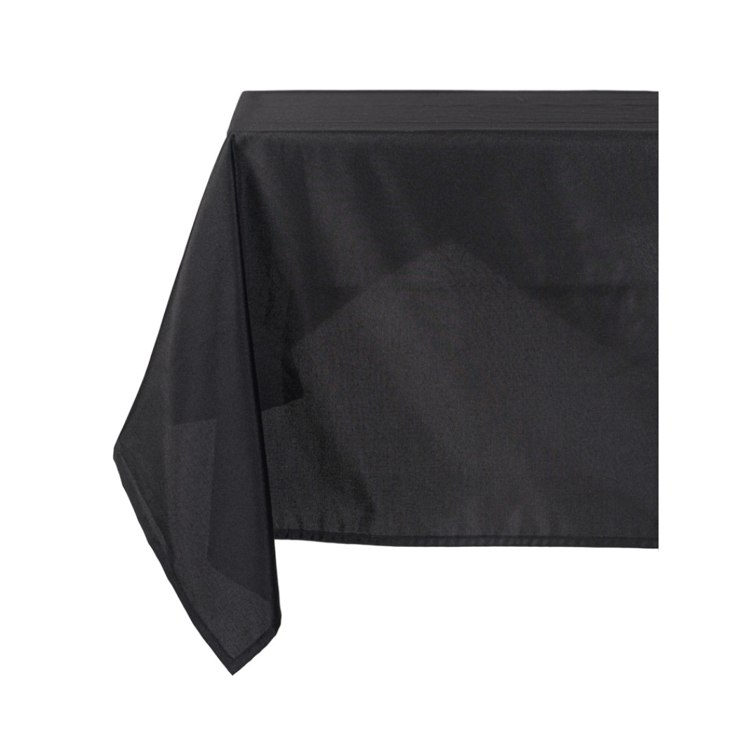 Τραπεζομάντηλο Ταυτάς Ορθογώνιο 650x280 cm Σε Μαύρο Χρώμα Τραπεζομάντηλα