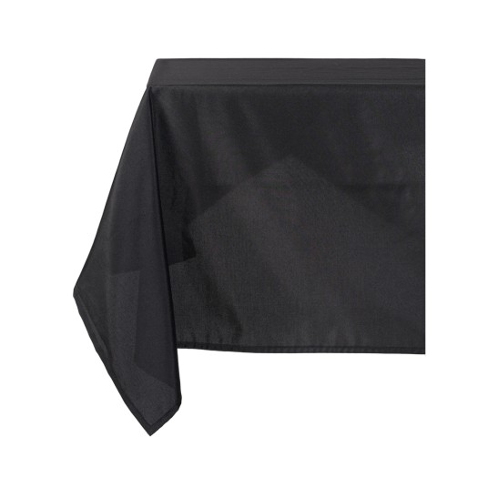 Τραπεζομάντηλο Ταυτάς Ορθογώνιο 650x280 cm Σε Μαύρο Χρώμα Τραπεζομάντηλα