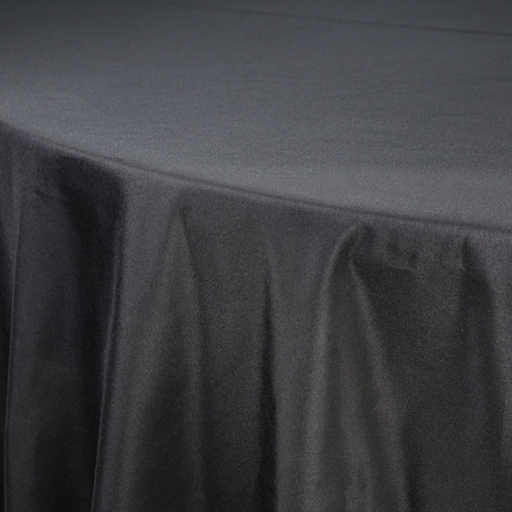 Identical Round Table Tablecloth 350 cm In Black Color Tablecloths